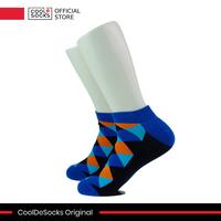 Gambar CoolDeSocks Original | Kaos Kaki Pendek - Checkered Neo - Blue dari CoolDeSocks undefined 2 Tokopedia
