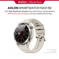 Gambar Aolon Navi R2 Smartwatch GPS Tracking Map Bluetooth Call 500mAh 7 Days Usage Time Smart Watch Pria IP68 Waterproof - Black dari Aolon Official Store undefined 1 Tokopedia