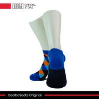 Gambar CoolDeSocks Original | Kaos Kaki Pendek - Checkered Neo - Blue dari CoolDeSocks undefined 3 Tokopedia
