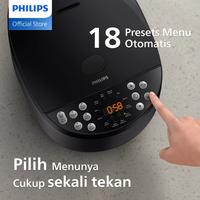 Gambar PHILIPS Digital Rice Cooker 1.8L Fuzzy Logic Bakuhanseki HD4515/92 - Hitam Magic Com (ORIGINAL 100%) BARANG BARU DIJAMIN PRODUK PHILIPS Bandung dari TOKO ABIR undefined 2 Tokopedia