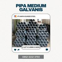 Gambar PIPA GALVANIS MEDIUM 2 1/2 INCH X 6000 SNI SPS/SPINDO dari PT Karya Sukses Steel undefined 1 Tokopedia