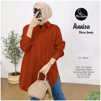 Gambar Blouse Jumbo LD 130 Annisa Bahan Katun Poplin Fashion Atasan Remaja - Khaky dari Shopping Solo undefined 2 Tokopedia