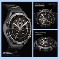 Gambar Haylou Solar 5 Smartwatch 1.58 Inch AMOLED Double Strao Include Bluetooth Phone Call - Black dari Gexo Shop undefined 2 Tokopedia