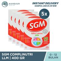 Gambar SGM LLM+ Susu Formula Bayi Bebas Laktosa 400 Gr - 5 Pcs dari Apotekmandjurofficial undefined 1 Tokopedia