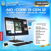 Gambar PC LENOVO AIO ThinkCentre NEO i3-1215U 12GB 512GB 23,8" FHD Windows 11 + Office 21 | Garansi Resmi 3/3/3 - TC30 i3 Gen 12, 4GB/SSD 512 dari Jaktech undefined 1 Tokopedia