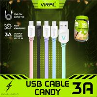 Gambar Kabel Data Fast Charging 3A Quick Charge - Hitam, Lightning/Iph dari viralofficialstore undefined 1 Tokopedia