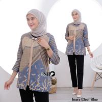 Gambar Blus Batik Wanita Jumbo Terbaru Model Bolero Bahan Katun M L XL XXL - AKAR NAVY, M dari Batik A A Pekalongan undefined 1 Tokopedia