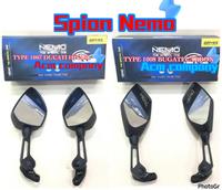 Gambar Spion ducati Nemo kaca bening Xmax Nmax Aerox Pcx Adv dll universal - MREK NEMO 1007 dari Acm company undefined 4 Tokopedia