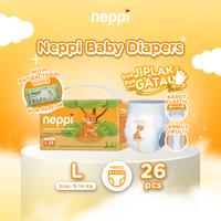 Gambar Neppi Popok Bayi Celana Diaper Pants L 26 + Neppi Tissue Basah Antibacterial Changing Diaper - S50+TisuParfum dari Neppi Baby undefined 1 Tokopedia