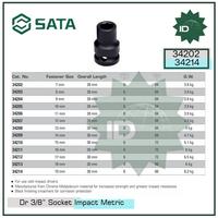 Gambar SOCKET 34207 3/8" DR. IMPACT SOCKET 12MM SATA dari SATATOOLS 1 undefined 5 Tokopedia