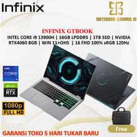 Gambar Infinix GT Book Intel Core i9-13900H RTX4060 16GB 512GB W11 16" 100% sRGB 120Hz - NON ANTIGORES, i9 13900H/512GB dari NOTEBOOK GAMING ID undefined 1 Tokopedia