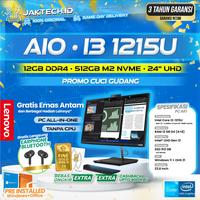 Gambar PC LENOVO AIO ThinkCentre NEO i3-1215U 12GB 512GB 23,8" FHD Windows 11 + Office 21 | Garansi Resmi 3/3/3 - TC30 i3 Gen 12, 4GB/SSD 512 dari Jaktech undefined 3 Tokopedia