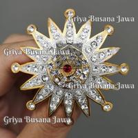 Gambar Bros Beskap Matahari Permata Aksesoris Pakaian Adat Jawa dari Griya Busana Jawa undefined 3 Tokopedia