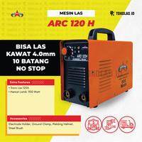 Gambar Mesin Las Besi Stainless 450 900 Watt Daesung ARC 120 SE 120 H CNR ARC 120 A 120 M JASIC ARC 120 GEN Trafo Las Inverter Watt Rendah Murah Las SMAW MMA Welding Machine - DS ARC 120 SE dari tokolas.id undefined 4 Tokopedia