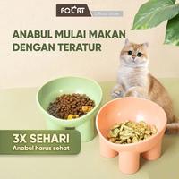 Gambar Focat TP Tempat Makan Hewan Kaki Tinggi M44 Pet Feeder Bowl High Raised - Kuning dari Focat Indonesia undefined 4 Tokopedia