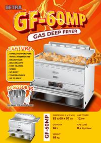 Gambar GETRA Gas Fryer Free Standing (Asian Series) GF-60MP / GF 60MP / GF60MP dari HORECA Distributor undefined 2 Tokopedia