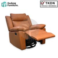 Gambar GF Series Sofa Reverie 1 Seater Sofa Single Recliner Minimalis (PS) - Cokelat dari Gudang Furniture_NEW undefined 2 Tokopedia