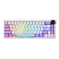 Ajazz AK650 Pro 65% Triple Mode Wireless RGB Mechanical Gaming Keyboard Hotswappable - foto 3