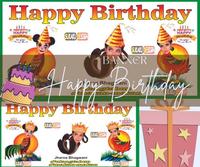 Gambar banner / spanduk ulang tahun / birthday / surprise design pecel lele - 2x1 dari gensss dekor undefined 1 Tokopedia