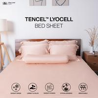Gambar Sprei Polos Tencel Lyocell 60s Bamboo Fiber Fitted Bed Sheet - Close Your Eyes - White, Sprei 120x200cm dari Close Your Eyes Official undefined 1 Tokopedia