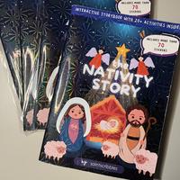 Gambar Interactive Storybook : The Nativity Story - buku cerita & aktifitas anak kristen katolik ; cocok untuk kado natal / christmas present (1-7 tahun) dari SaintScribbles undefined 1 Tokopedia