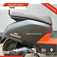 Gambar Sepeda Listrik Uwinfly M70 Series Uwinfly 48V/12Ah Selis M 70 MERAH [ORIGINAL] dari Bonjour Electronic Official undefined 4 Tokopedia