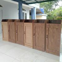 Gambar Lemari santri|lemari pakaian lengkap dengan tempat kitab diatasnya dari Aira furniture store undefined 4 Tokopedia