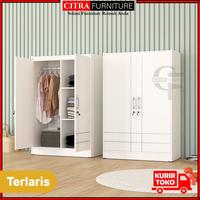 Gambar Lemari Pakaian Kecil Minimalis  | Lemari Baju anak - DIRAKIT dari Citra furniture undefined 1 Tokopedia
