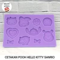 Gambar Cetakan Fondant Hello Kitty, Pooh, Stitch, Doraemon dari bakingtoolsmurah undefined 1 Tokopedia
