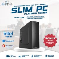 Gambar SLIM PC / Komputer Rakitan Gen 12 Office Intel Core i3 12100 / i5 12400 / i7 12700 | RAM 16GB DDR4 | SSD M2 NVMe 512GB | Lengkap Siap Pakai - i3-12100, 8GB+256GB NVMe dari Point IT Computer undefined 1 Tokopedia