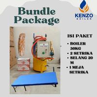 Gambar Paket Bundle Boiler otomatis 30kg + 2 setrika+selang 20M dari KenzoBoiler undefined 1 Tokopedia