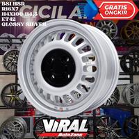 Gambar Velg Mobil Ring 16 Rally look silver HSR BSI R16 Lebar 7 in Lubang 4 ET 42 Murah dari Viral Autozone undefined 1 Tokopedia