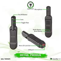 Gambar Mini Action Cam T189 Camera Pen Clip 1080P dengan Fitur WiFi & Monitoring APP Jarak Jauh Mini DV Kamera Saku Pocket Back Klip Camcorder Perekam Vidio Poto Audio Voice Recorder CCTV Mini Pengintai Pengawas Mata mata Rahasia Tersembunyi dari Logayajaya undefined 4 Tokopedia