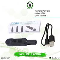 Gambar Mini Action Cam T189 Camera Pen Clip 1080P dengan Fitur WiFi & Monitoring APP Jarak Jauh Mini DV Kamera Saku Pocket Back Klip Camcorder Perekam Vidio Poto Audio Voice Recorder CCTV Mini Pengintai Pengawas Mata mata Rahasia Tersembunyi dari Logayajaya undefined 5 Tokopedia