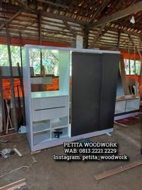 Gambar Ranjang Susun Multifungsi Plywood - Multi Purpose Loft Bed with Stair - Mezza Custom dari Petita Workshop undefined 4 Tokopedia