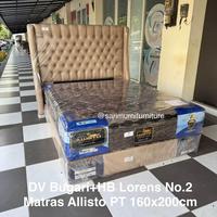 Gambar Ranjang Springbed Set Lorens No.2 (160x200cm) Cream Termasuk Matras dari Sari Murni Kendari undefined 3 Tokopedia