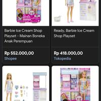 Gambar Barbie Ice Cream Shop Playset Mattel not bratz myscene dari Fancychoisi undefined 4 Tokopedia