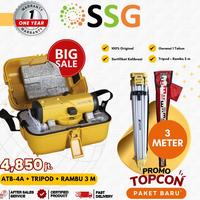 Gambar Topcon Atb4A Automatic Level / Waterpass Atb4A - Paket Tripod Rambu 3M - 5 meter dari cemarasho undefined 1 Tokopedia