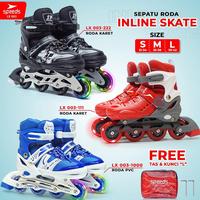 Gambar Tercepat SPEEDS Sepatu Roda Anak Remaja Dewasa Roller Skate Inline Roda Full Karet Mode Bajaj 003-111 Terviral dari BolaaCrystal24 undefined 3 Tokopedia