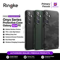 Gambar RINGKE Case Compatible for Samsung Galaxy S24 FE S24FE RINGKE Onyx Ultra Slim Silicone Soft Case Wireless Charging Compatible Military Grade Drop Protection Strap Hole Protective Casing Cover - Primary Focuss - Black dari Primary Focuss undefined 1 Tokopedia