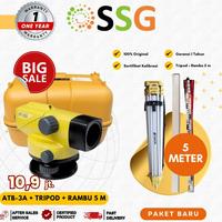 Gambar Waterpass / Auto Level Topcon Atb3A / Atb-3A / At-B3A + Aluminium Tripod Dan Rambu 5 M dari cemarasho undefined 1 Tokopedia