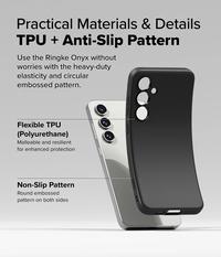 Gambar RINGKE Case Compatible for Samsung Galaxy S24 FE S24FE RINGKE Onyx Ultra Slim Silicone Soft Case Wireless Charging Compatible Military Grade Drop Protection Strap Hole Protective Casing Cover - Primary Focuss - Black dari Primary Focuss undefined 5 Tokopedia