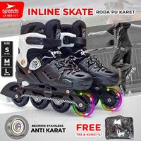 Gambar Tercepat SPEEDS Sepatu Roda Anak Remaja Dewasa Roller Skate Inline Roda Full Karet Mode Bajaj 003-111 Terviral dari BolaaCrystal24 undefined 1 Tokopedia
