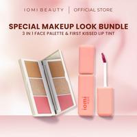 Gambar IOMI Beauty - [2 PCS] Special Makeup Look Bundle 3in1 Face Palette & First Kissed Lip Tint - Miami Breeze, Hazel dari IOMI BEAUTY OFFICIAL undefined 1 Tokopedia