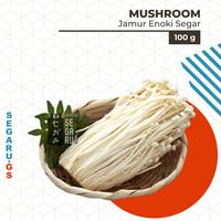 Gambar Jamur Enoki Segar Fresh Import 100 gram dari Segarufoods Gading Serpong undefined 1 Tokopedia