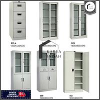 Gambar Lemari Arsip Kantor Serbaguna Filling Cabinet Laci Kaca Full Plat Besi - 031-4 dari Karya Indah Furniture Jambi undefined 1 Tokopedia