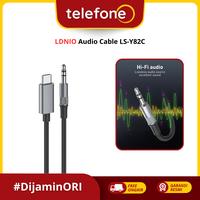 Gambar Kabel Aux Audio USB C To 3.5MM 2 Meter LDNIO LS-Y82C Hifi Audio Wear Resistant Anti - Tangle - LS-Y82C, Putih dari telefone.id undefined 1 Tokopedia