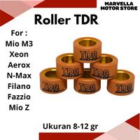 Gambar Roller TDR Aerox N Max Lexi Mio M3 Filano Fazzio Xeon - 12grm, 3Pcs dari marvella motor store undefined 3 Tokopedia