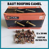 Gambar [500 PCS] Baut Roofing Camel 12x30 Per Kotak Baut Baja Ringan 3cm 12 x 30 mm dari Aksesoris Tukang undefined 1 Tokopedia