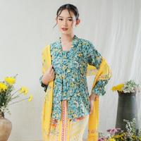 Gambar Kebaya kutubaru klasik miranda lengan panjang meradelima katun paris hijau - M dari Meradelima Batik undefined 1 Tokopedia